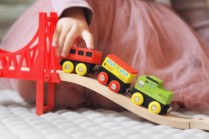 Wooden Train Set