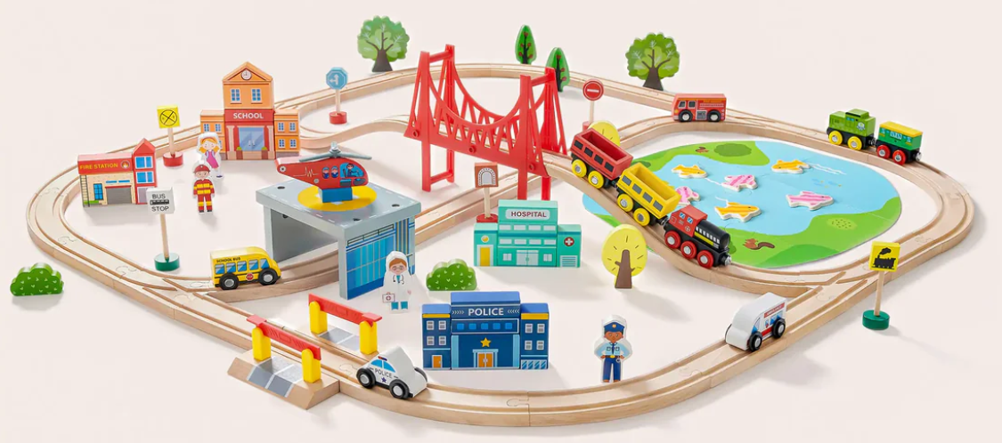 Wooden Train Sets