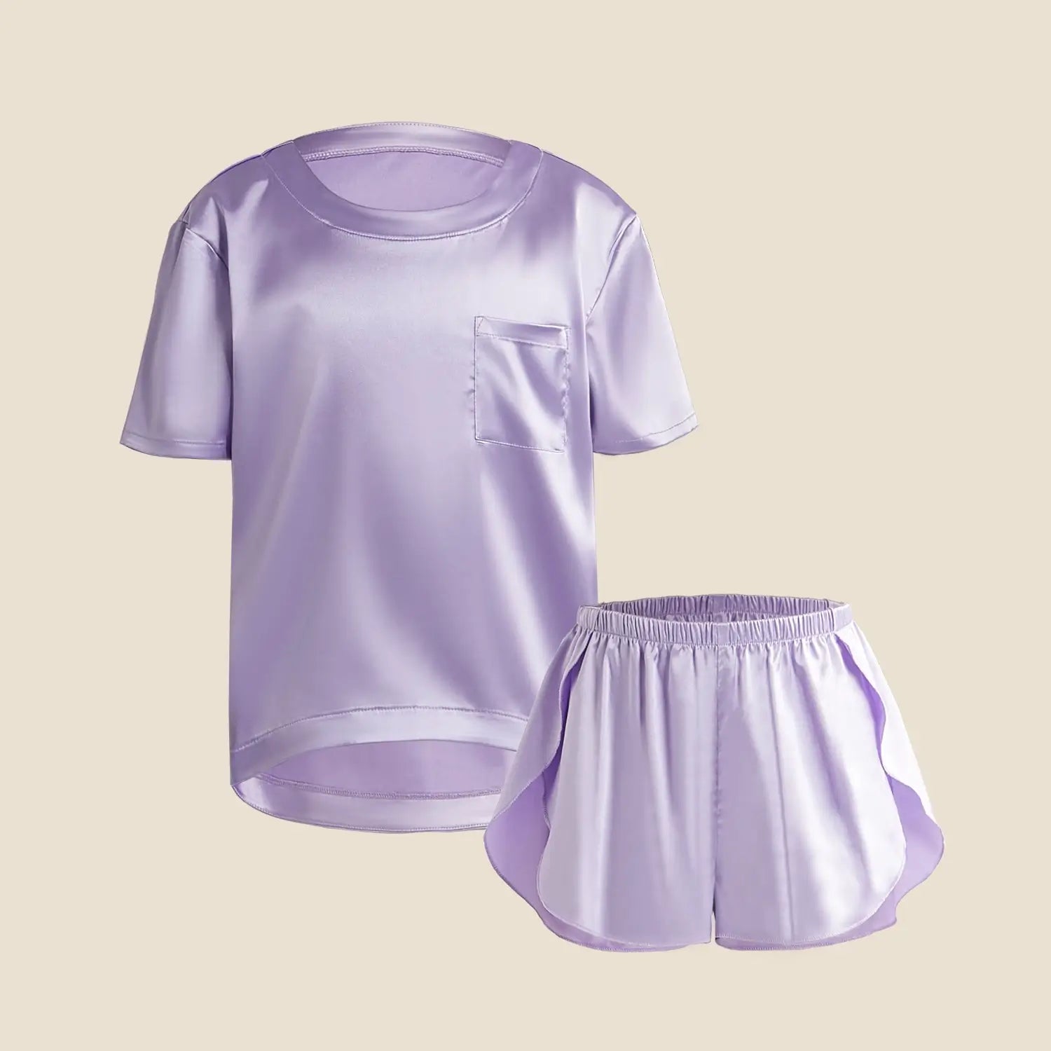 Girls Pajama Sets-Purple