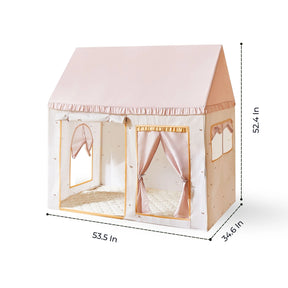 Tiny Land® Sweet Citrus Kid's Play Tent -  Creamy white/pink