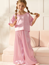 Girls Pajama Sets Long Pants - Blush Pink