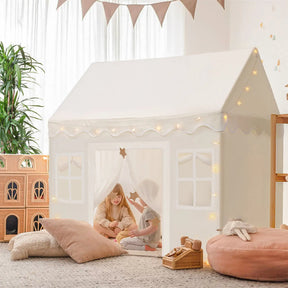 Tiny Land® Natural Cream Playhouse