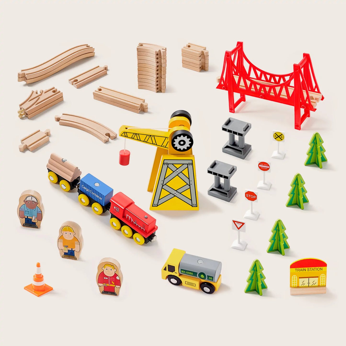 trains for wooden train track
