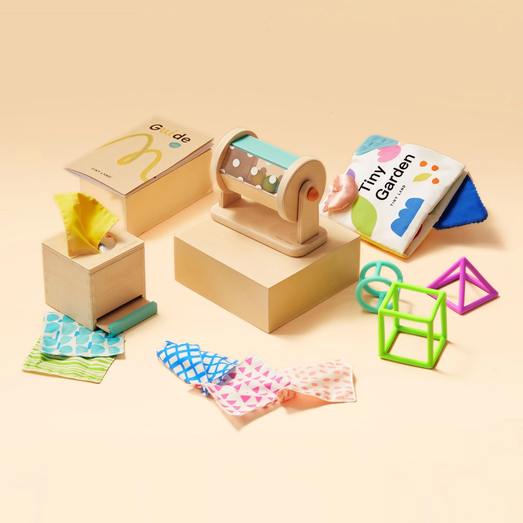 Tiny Land® Montessori Toys Set for Newborns ( 4-6 month )