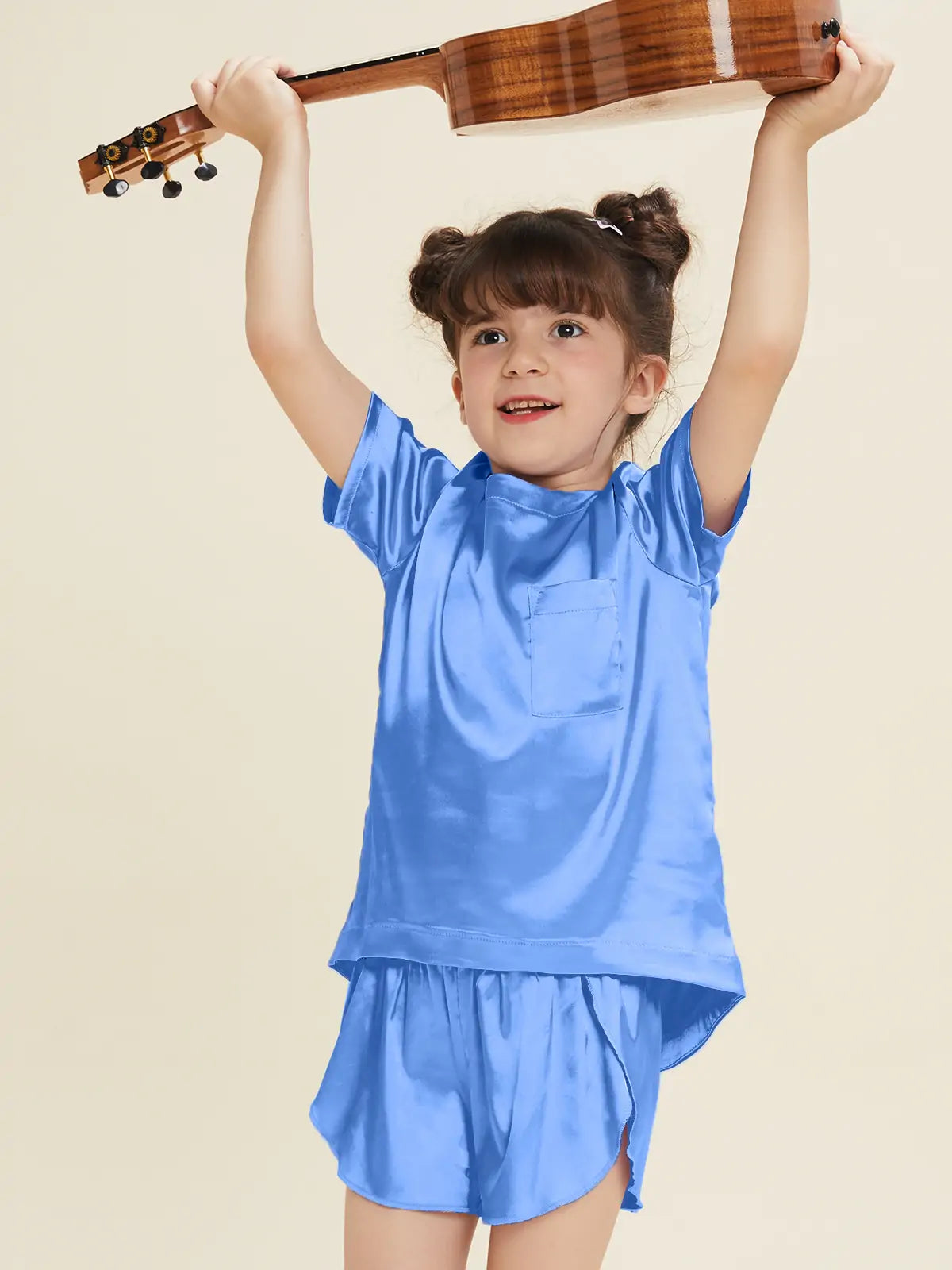 Girls Pajama Sets-Deep Ocean Blue