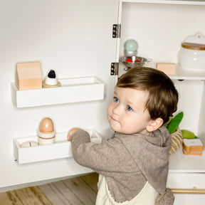 Tiny Land® Serenity Kitchen & Fridge Set - Cream