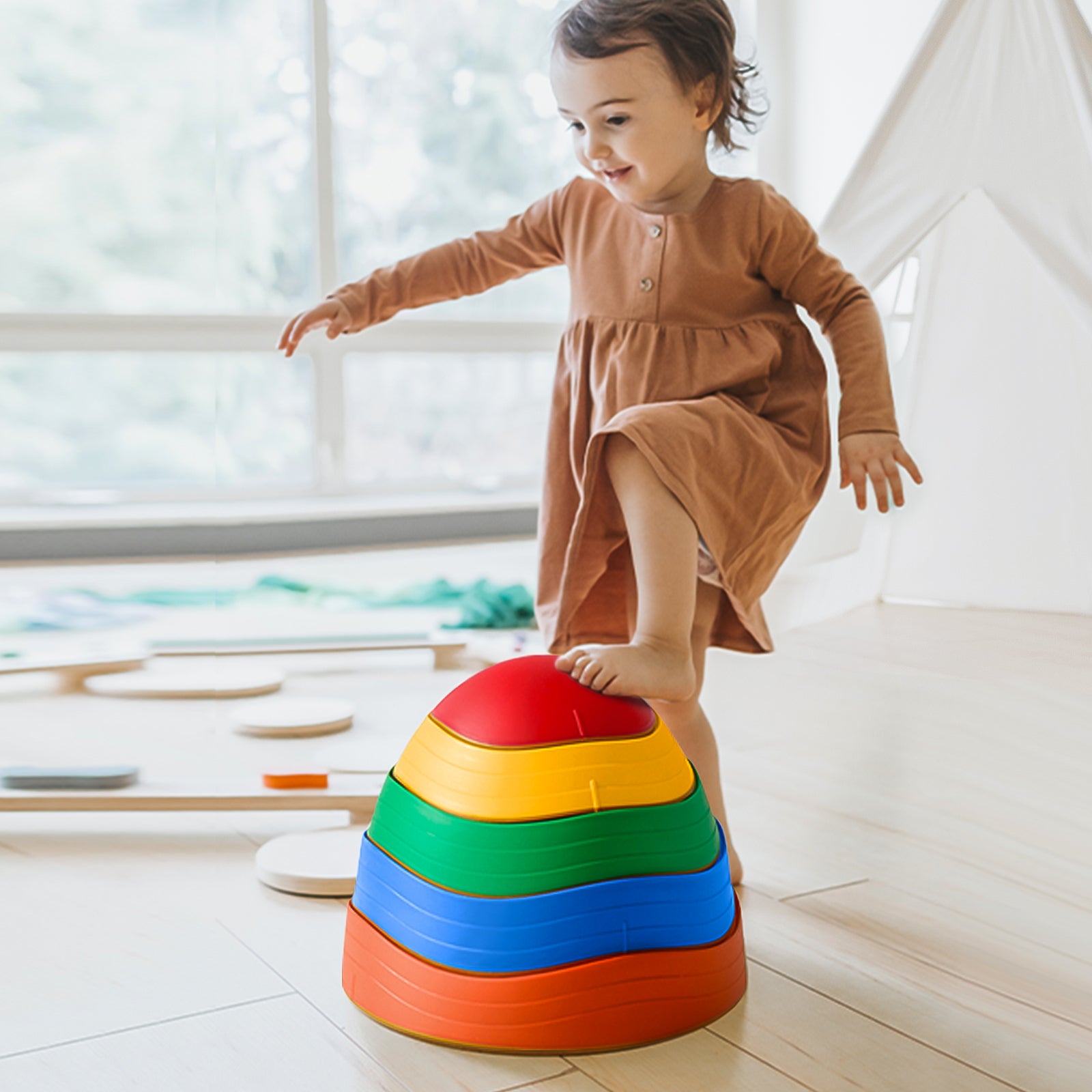 Tiny Land® Stepping Stones - Rainbow Color Cover