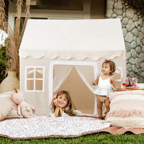 Tiny Land® Natural Cream Playhouse