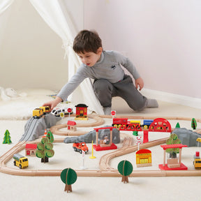 trains for wooden train track