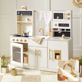 Tiny Land® Iconic Aqua Kitchen with Real-Flow Water System - Cream