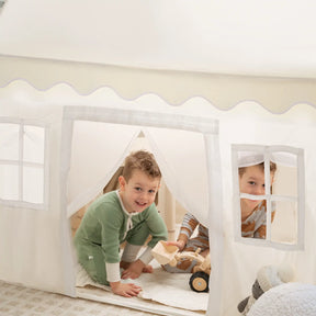 Tiny Land® Natural Cream Playhouse