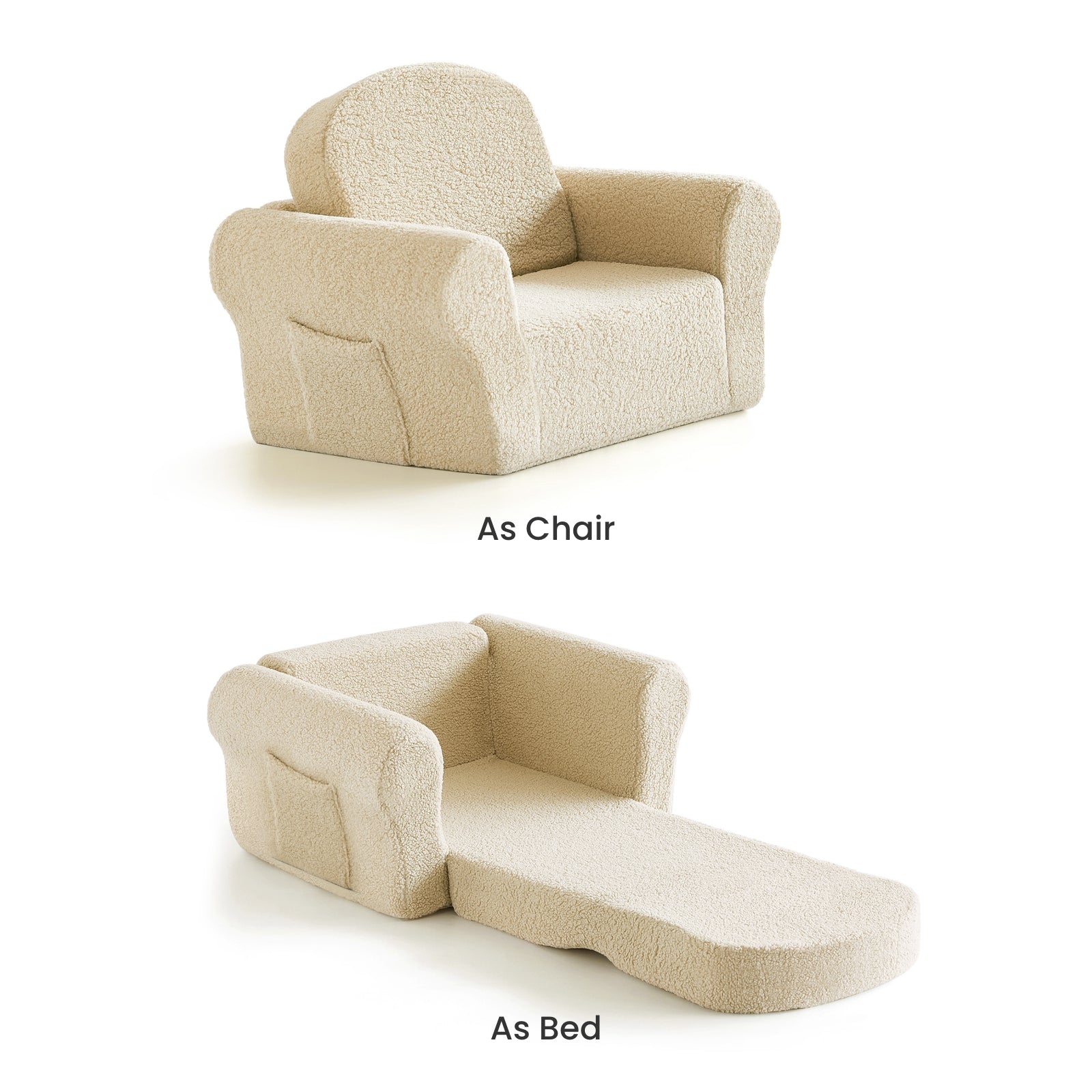 Tiny Land® Afternoon Couch —— Kids Chair Dimension