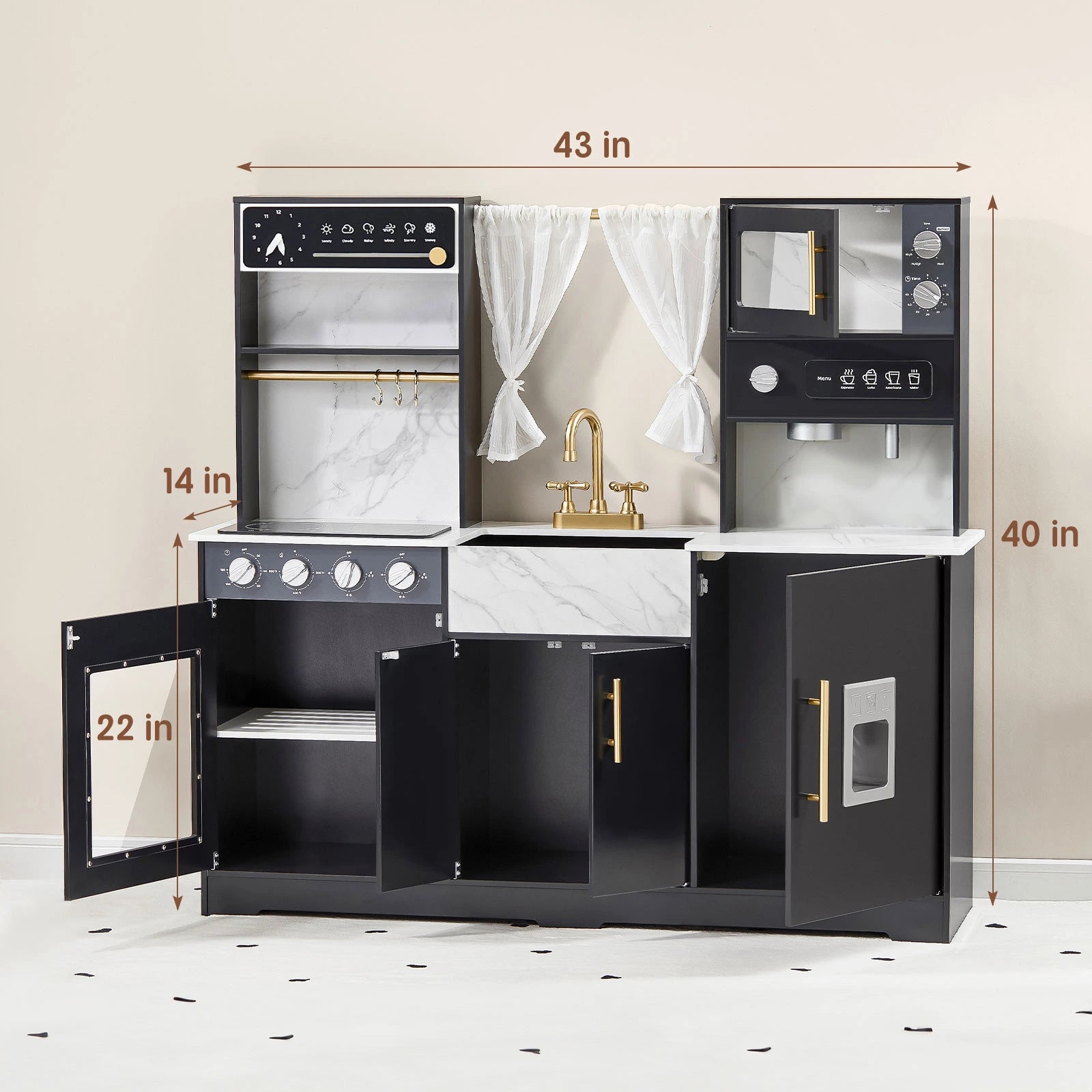 Tiny Land® Iconic Kitchen - Black