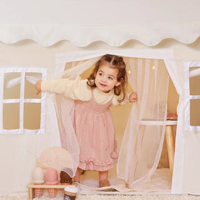 Tiny Land® Natural Cream Playhouse