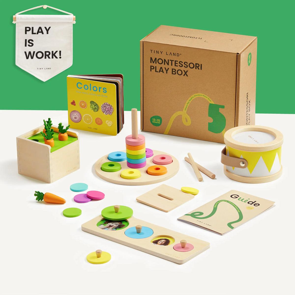 Tiny Land® Montessori Toys Set for Toddlers (13-15 month) Cover