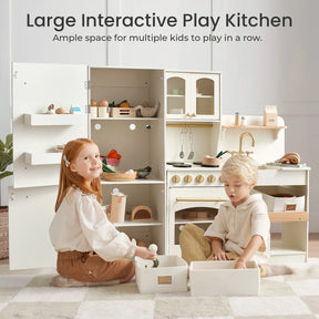 Tiny Land® Serenity Kitchen & Fridge Set - Cream