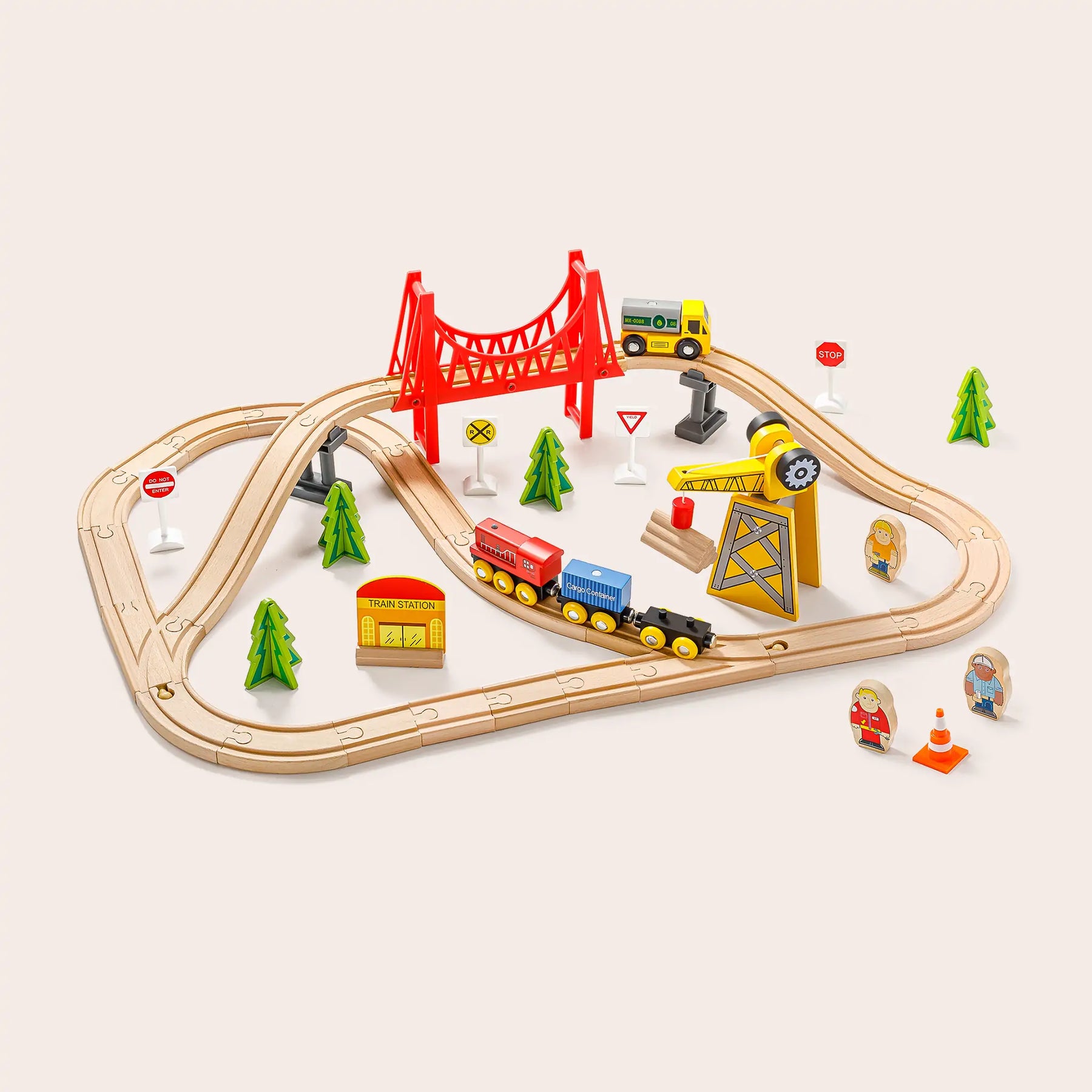 trains for wooden train track