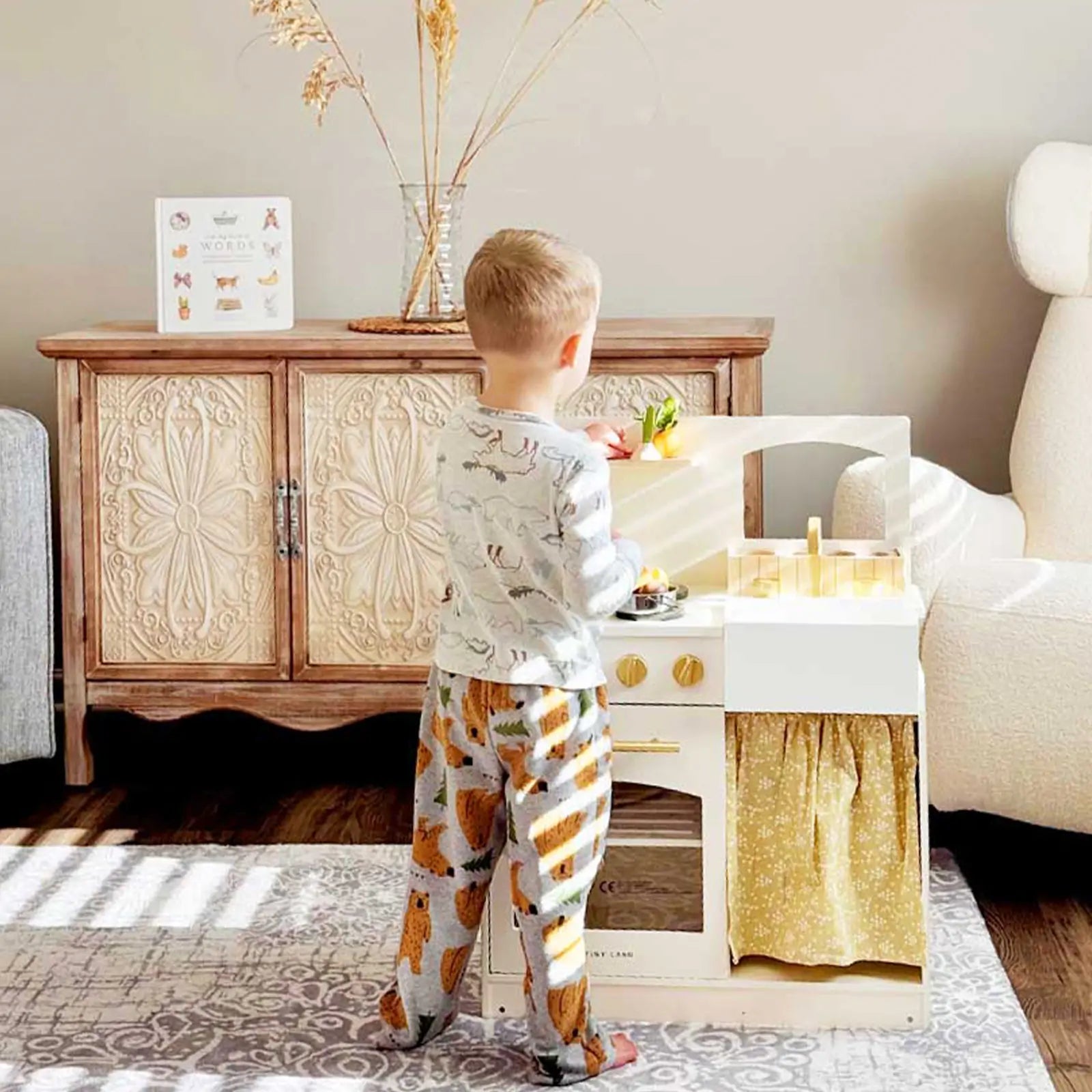 Tiny Land® Honey Kitchenette - Little Chef's First Kitchen