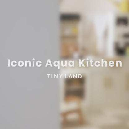 Tiny Land® Iconic Aqua Kitchen with Real-Flow Water System - Cream