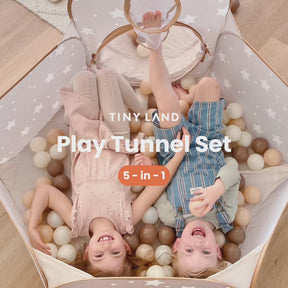 Tiny Land® Discovery 5-in-1 Play Tunnel With no Balls