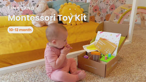 Tiny Land® Montessori Toys Set for Infants (10-12 month)