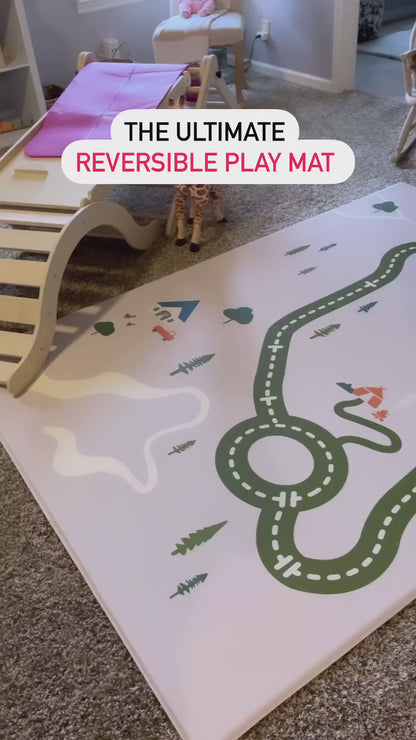 Tiny Land® Double-Sided Baby Playmat Forest Track Wonder