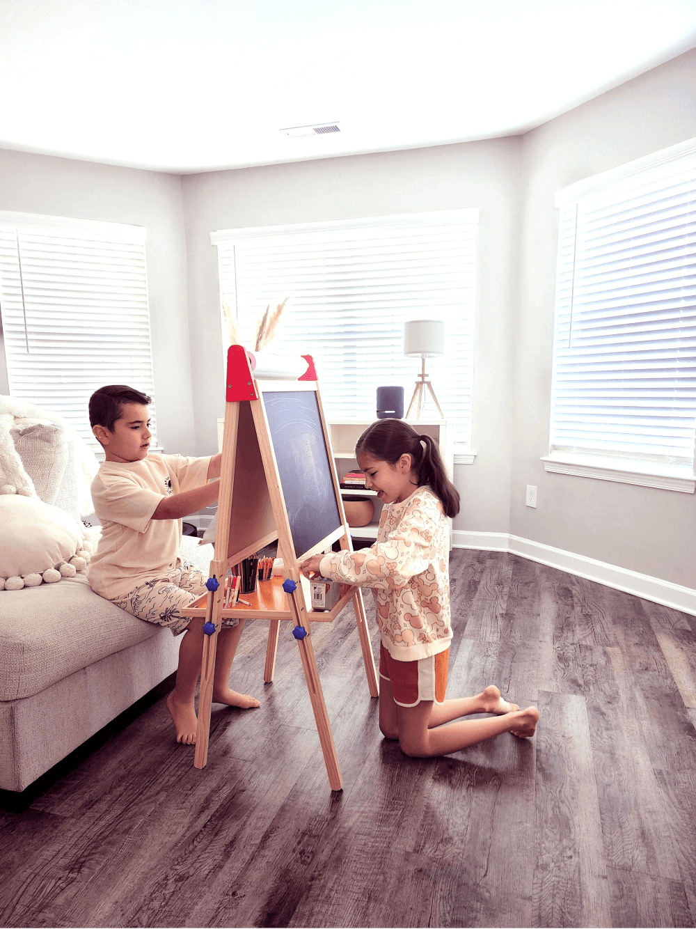 Tiny Land® Double-Sided Easel for Kids, Tiny Land Offical Store®