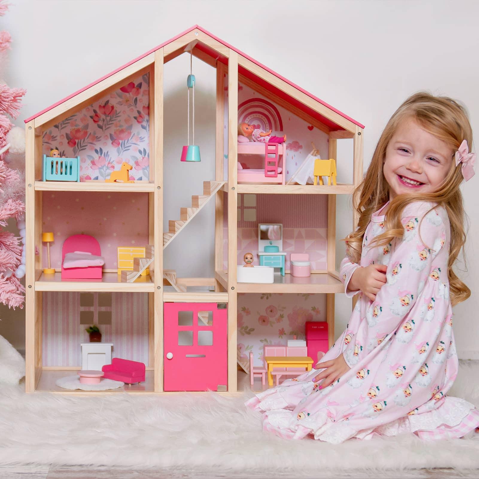 Tiny Land® Modern Family Dollhouse, Tiny Land Offical Store®
