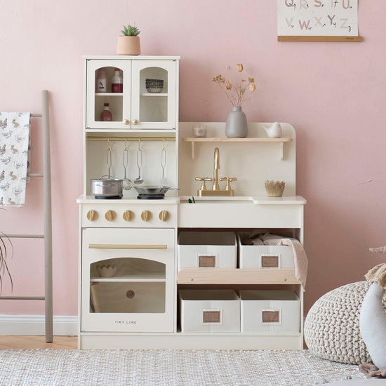 Tiny Land® Trendy Play Kitchen - Montessori Organizer's Paradise | Tiny ...
