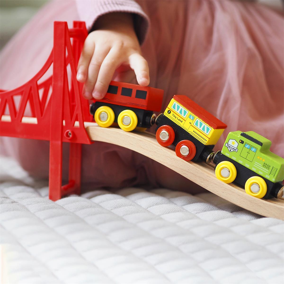 Jouets Tiny Land Circuit Train Enfant,Trains et véhicules & Rails